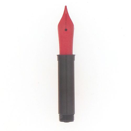 RED LACQUER - Bock standard size 5 fountain pen nibs (type 180)